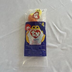 McDonald's Happy Meal TY Beanie Baby 1998 #4 Inch The Worm Sealed